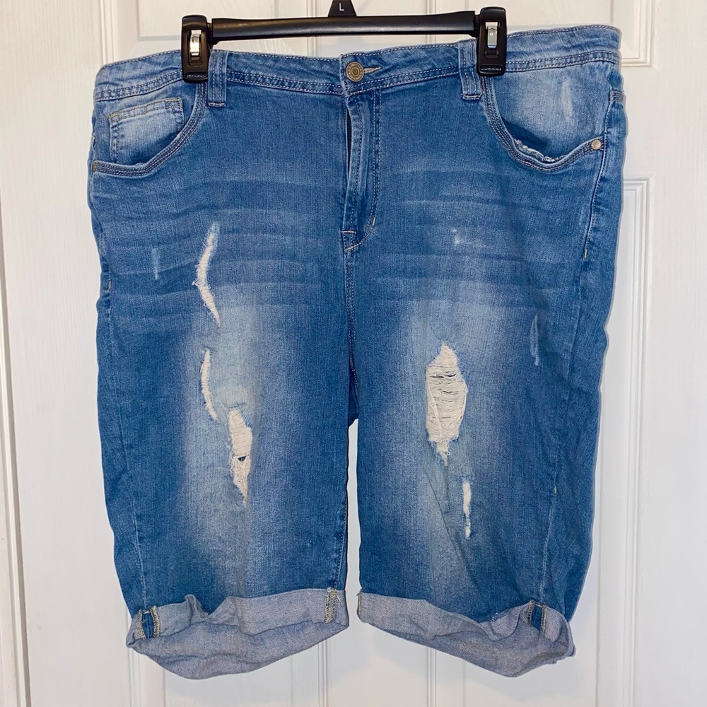 Massini Jean Denim Blue Shorts